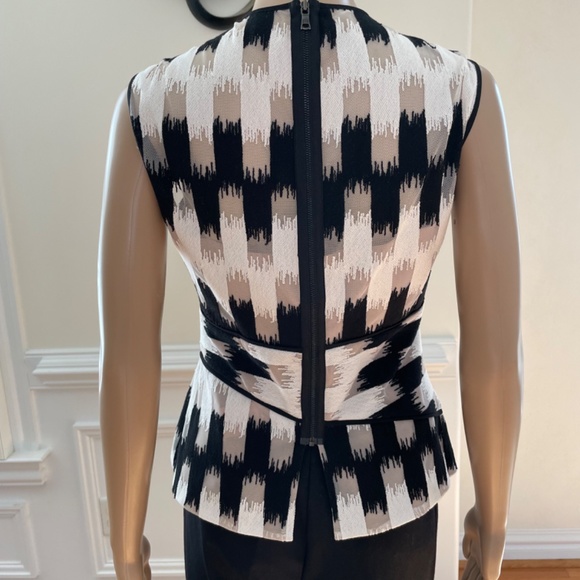 BCBG Max Azria Jolyne Peplum Top, Size M, New with Tags - Picture 5 of 9